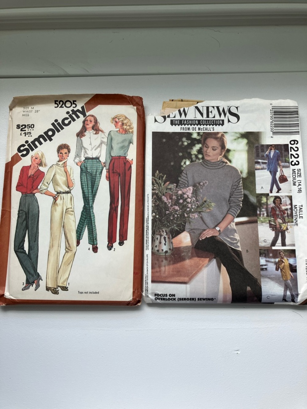 16 vintage sewing patterns, women’s pants skirts, and jackets size is 10–16 - Picture 12 of 16